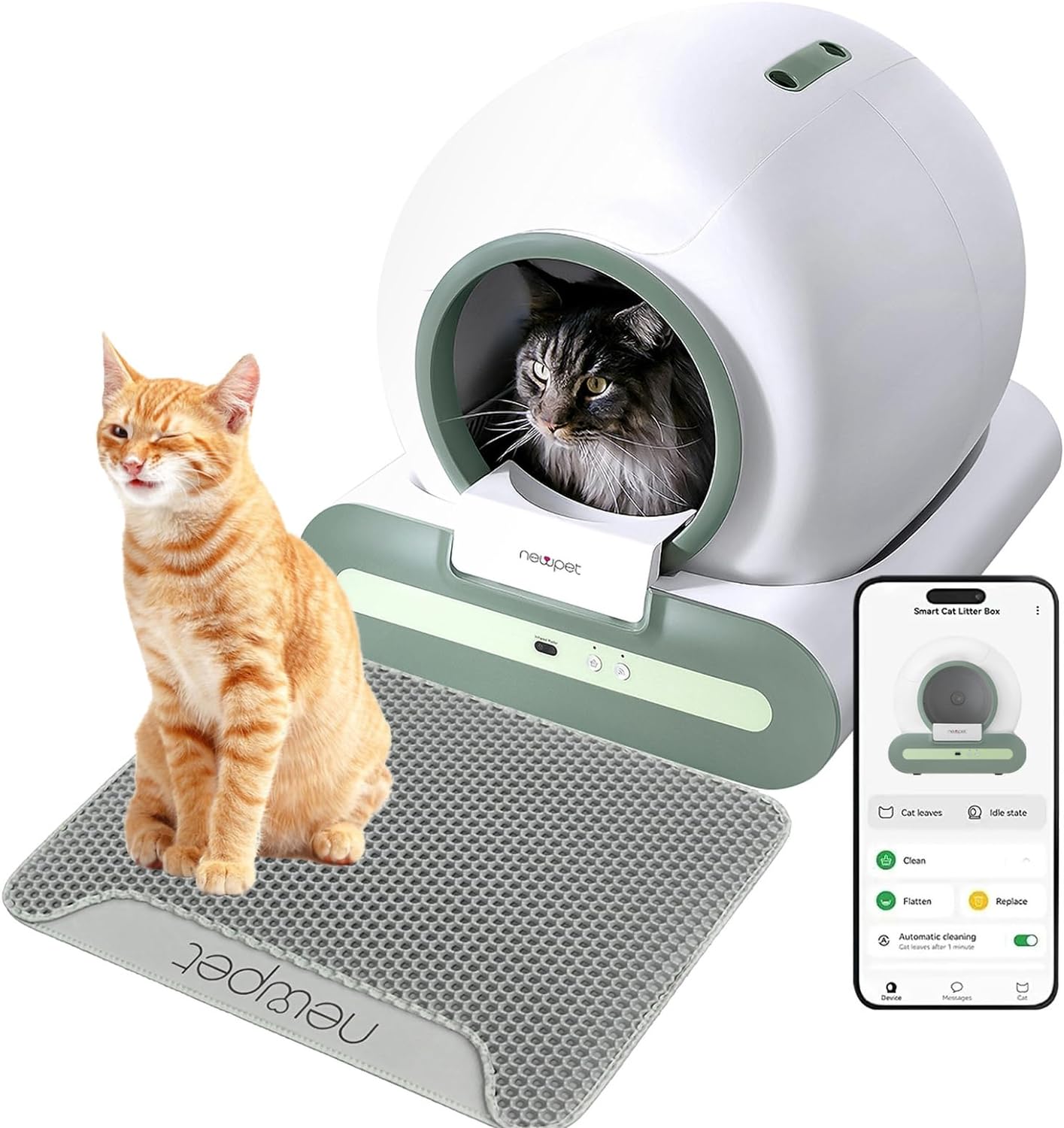 caixa de areia automática para gatos